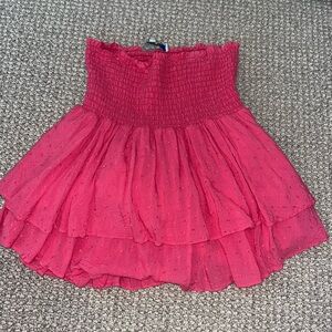 Pink Smocked Skort